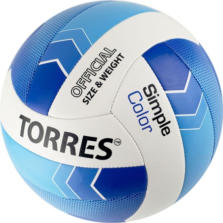 Купить Мяч волейбольный Torres Simple Color любительский р.5 в Алексине 